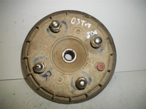 03 honda trx 500 rubicon foreman front right wheel hub &amp; drum lp