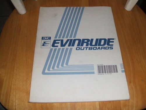 Evinrude owners manual, 9.9/15 hp, 211464
