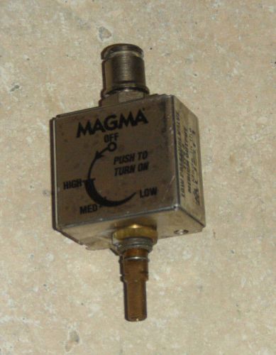 Magma grill low pressure valve type 3 medium output for gas grill