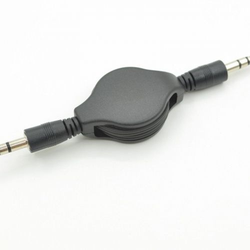 3.5mm to 3.5mm universal auto car aux audio cable retractable flex extended cord