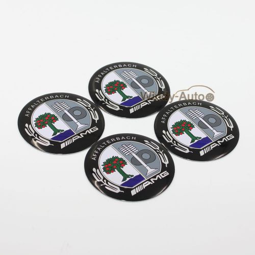 Tree emblem auto wheel center hub cap emblem badge sticker for benz amg 56.5mm