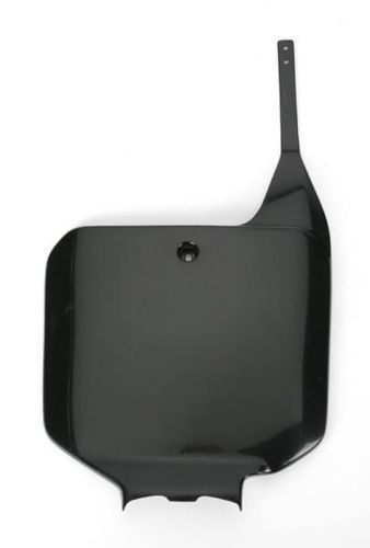 Ufo black front number plate plastic for honda cr 125 250 2000-2003 cr125 cr250