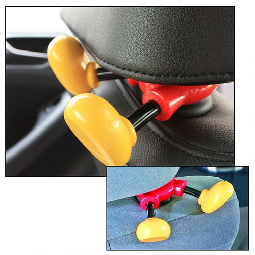 Car seat headrest arm hanger hook for bag umbrella coat / disney mickey mouse ii