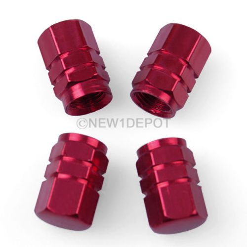 Car motorcycle trunk claret red tire rim wheel valves stems caps for nissan nd