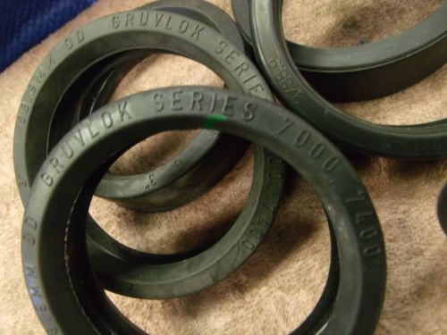 Gruvlok 5&#034; inch gasket, grade e, epdm, series 7000, 7400 new (1 at a time)