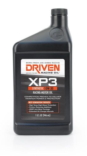 Driven racing oils 00307 joe gibbs xp 3 synthetic racing oil 10w 30 case of 12