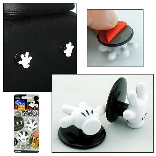 2x sticker hook for car seat decoration accessories / mickey mouse / pair
