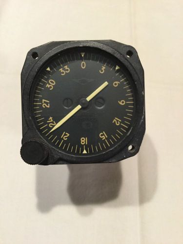 Vintage sperry magnetic gyro compass directional airplane instrument guage