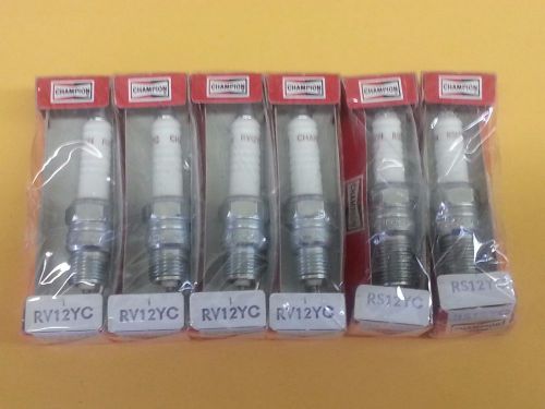 Champion r12yc spark plugs (qty 6)