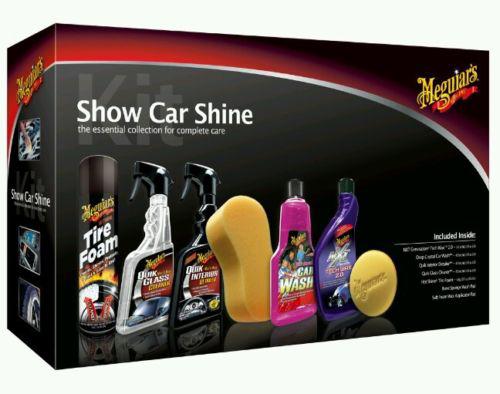Meguiar's complete car care show car shine/detail kit. new