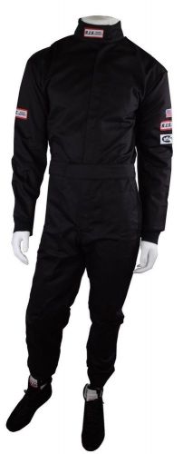 Rjs racing sfi 3-2a/1 new 1 piece racing fire suit adult 2x black xxl
