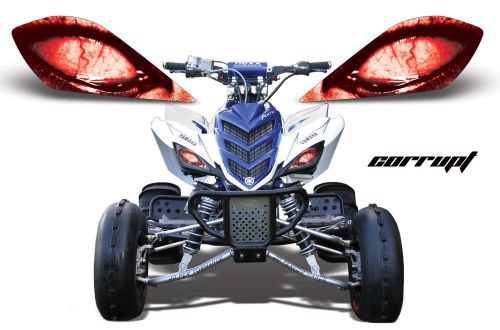 Amr head light graphic decal cover yamaha raptor 700/350 yfz450 450 part corrupt