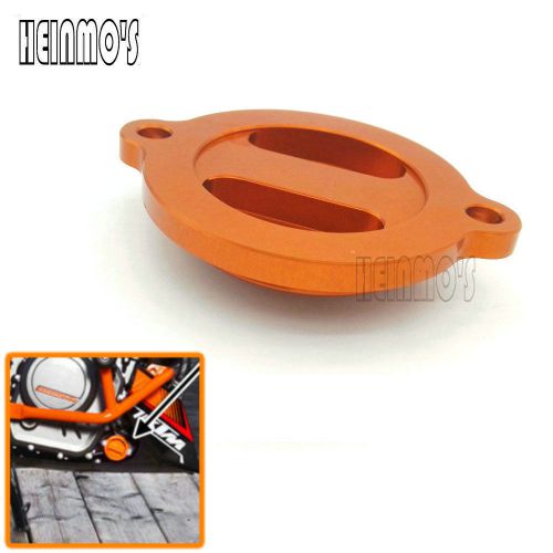Universal motorcycle aluminum cnc engine oil filter cover cap for ktm oil cover
