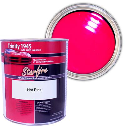 Starfire acrylic enamel auto paint - hot pink - 1 gallon