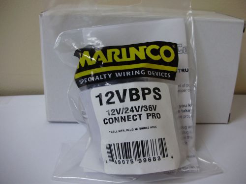 Marinco trolling motor plug 12/24/36 volt connect pro 12vbps  new never open