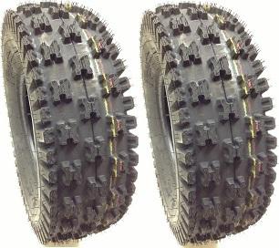 (2) 21x7-10 duro power trail 4 ply atv two new tires 21x7x10 21710 tire pair