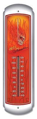Ghh thermometer -40 to 120 degrees f hell on wheelsf 17" x 5" each