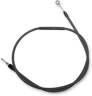 Magnum black pearl braided clutch cable +4" for harley touring 08-13 flh/flt