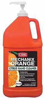 Crc mechanix orange hand cleaner gallon with pump