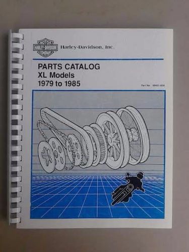 Harley ironhead sportster xl parts manual 1979 1980 1981 1982 1983 1984 1985