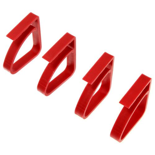 Camco 44003 plastic tablecloth clamps red camper