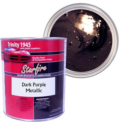 Starfire acrylic enamel auto paint - dark purple metallic - 1 gallon