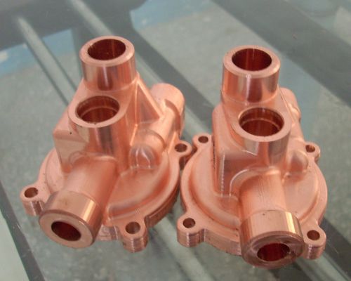 Custom cnc milling machining copper brass valve body 3d rapid prototyping parts