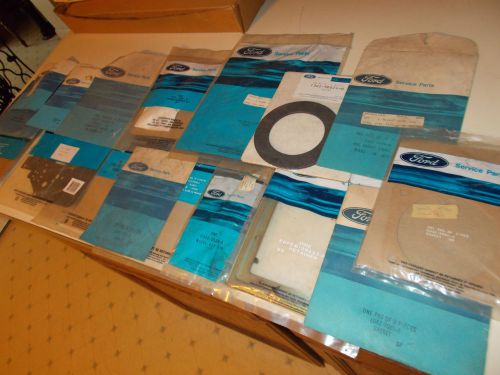 1980&#039;s - 1990&#039;s ford gaskets lot #5 new old stock 17 pieces fomoco   - f461