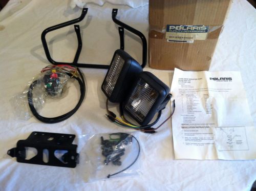 1996 polaris sport / trail blazer handlebar mounted dual headlight kit