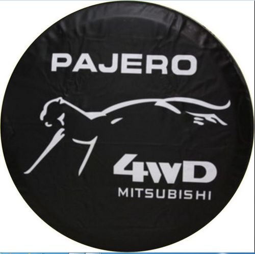 Spare tire cover protecting tire black 14 inch fit for mitsubishi montero pajero