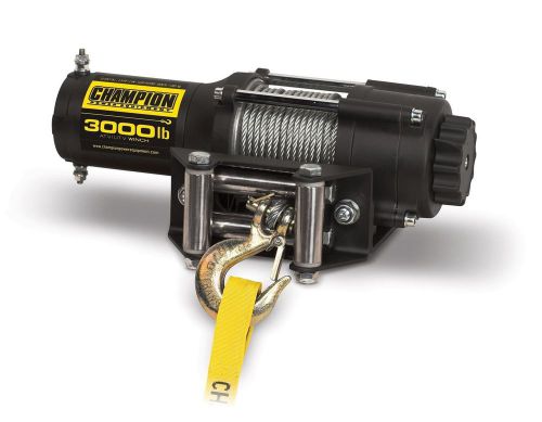 Champion power equipment 13004 3000 lb. atv/utv winch kit (12v dc)
