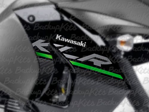 Kawasaki klr 650 factory graphics kit year: 2015 / decal / sticker / calcomania