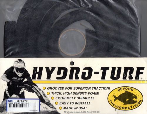 Hydro-turf wps 18-5073 oem hood gasket black new in sealed package
