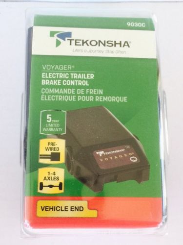 New- tekonsha - voyager electric trailer brake control - prewired-1-4 axiles