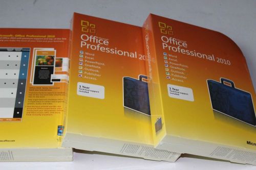 Micros0ft 0ffice professional 2010 full retail version - install on 3 pcs
