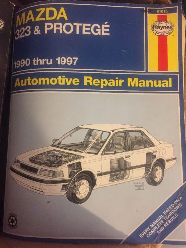 Haynes 1990 - 1997 mazda 323 &amp; protege automotive repair shop service manual