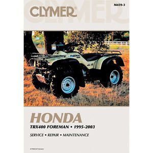 Clymer m459-3 repair service manual honda trx400 foreman 1995-2003