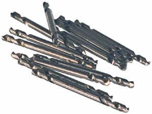 Ap 9012 1/8" stubby double ended drill bits - 12 pack