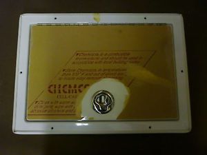 White acrylic inspection hatch with lock and key 18&#034; x 12-3/4&#034;