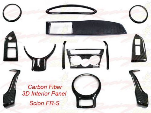 Scion fr-s 13-15 carbon fiber 3d interior panel trim full set frs toyota gt86