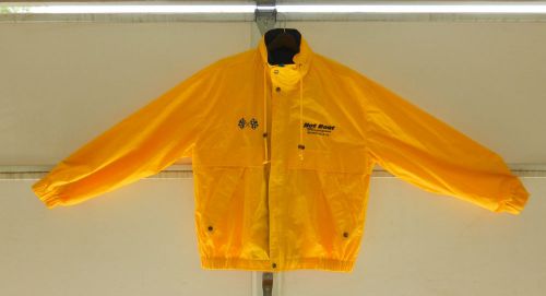 Hot boat magazine 90&#039;s windbreaker jacket w/ hidden hood- size large
