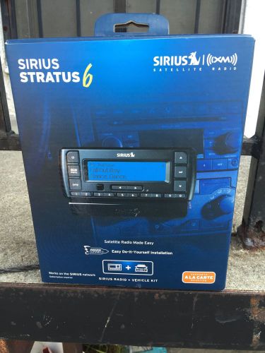New sirius xm stratus 6 dock and play satellite radio receiver with vehicle kit