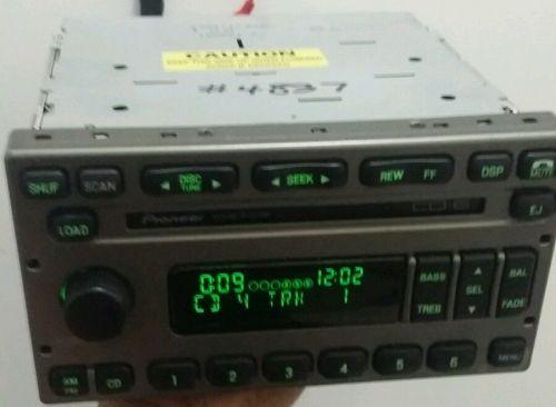 01-04 ford explorer sport trac pioneer radio 6 cd 1l2f-18c815-lb oem stereo