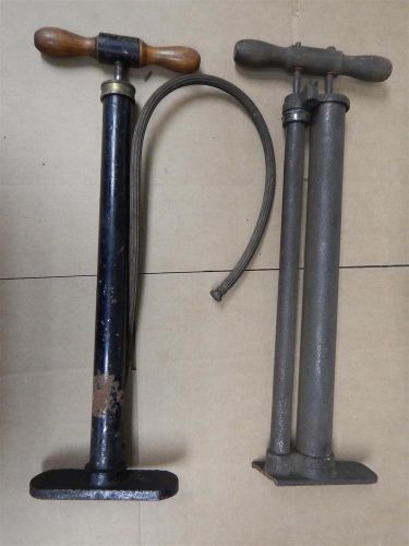 Model t ford  pair of air pumps one is a double barrel