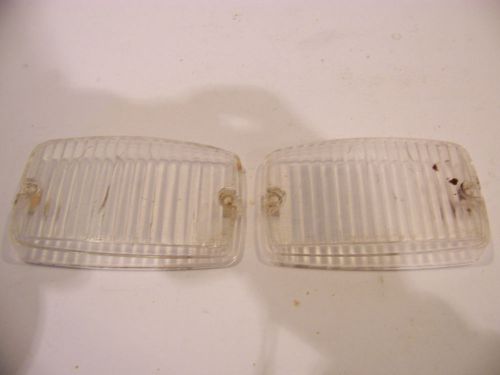1970 71 72 plymouth duster valiant front parking lenses oem