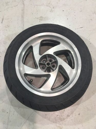 01-16 honda goldwing gl1800 rear wheel &amp; tire dunlop  180/60r16 m/c74h d 250