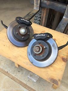 54-55-56 ford &amp; tbird 3&#034;dropped spindles w/wilwood brake