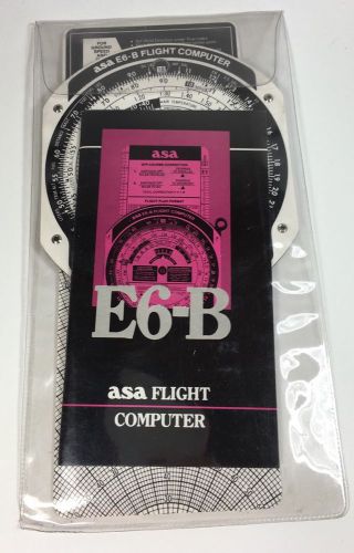 Vintage asa flight computer e6-b - booklet copyright 1987