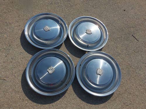 74 75 76 cadillac fleetwood hubcap wheel cover set of 4 rim hub cap