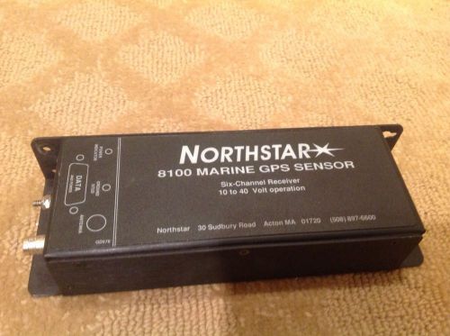 Northstar 8100 marine gps sensor - six channel receiver - 10 - 40 volt - x 00141